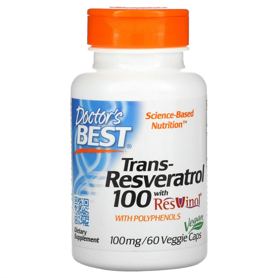   (Iherb) Doctor's Best, - 100  ResVinol, 100 , 60      -     , -, 