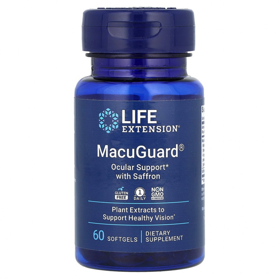 ���� ������ (Iherb) Life Extension, MacuGuard, �������� � �������� ��� ���������� ������, 60 ������ ��������, ������ �� 3060 ���