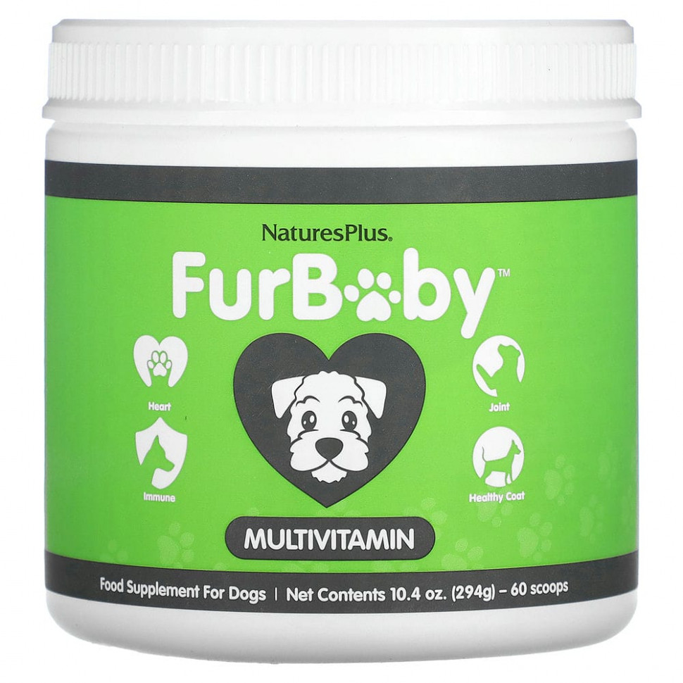 ���� ������ (Iherb) NaturesPlus, FurBaby, �������������� ��� �����, 294 � (10,4 �����), ������ �� 3480 ���