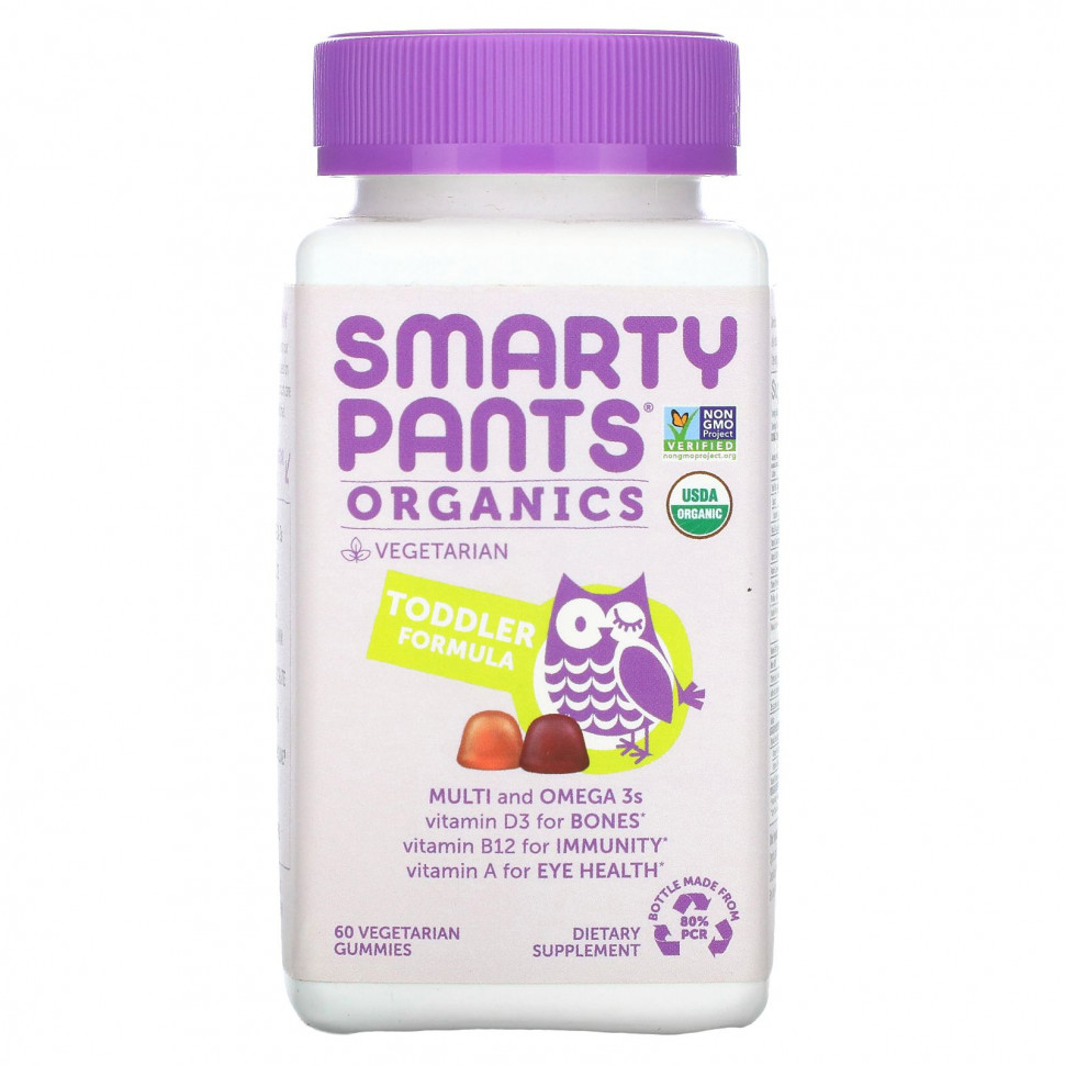 ���� ������ (Iherb) SmartyPants, Organics, �������� ��� �������, ����� � ������� ����, 60 �������������� ����������� ��������, ������ �� 4760 ���