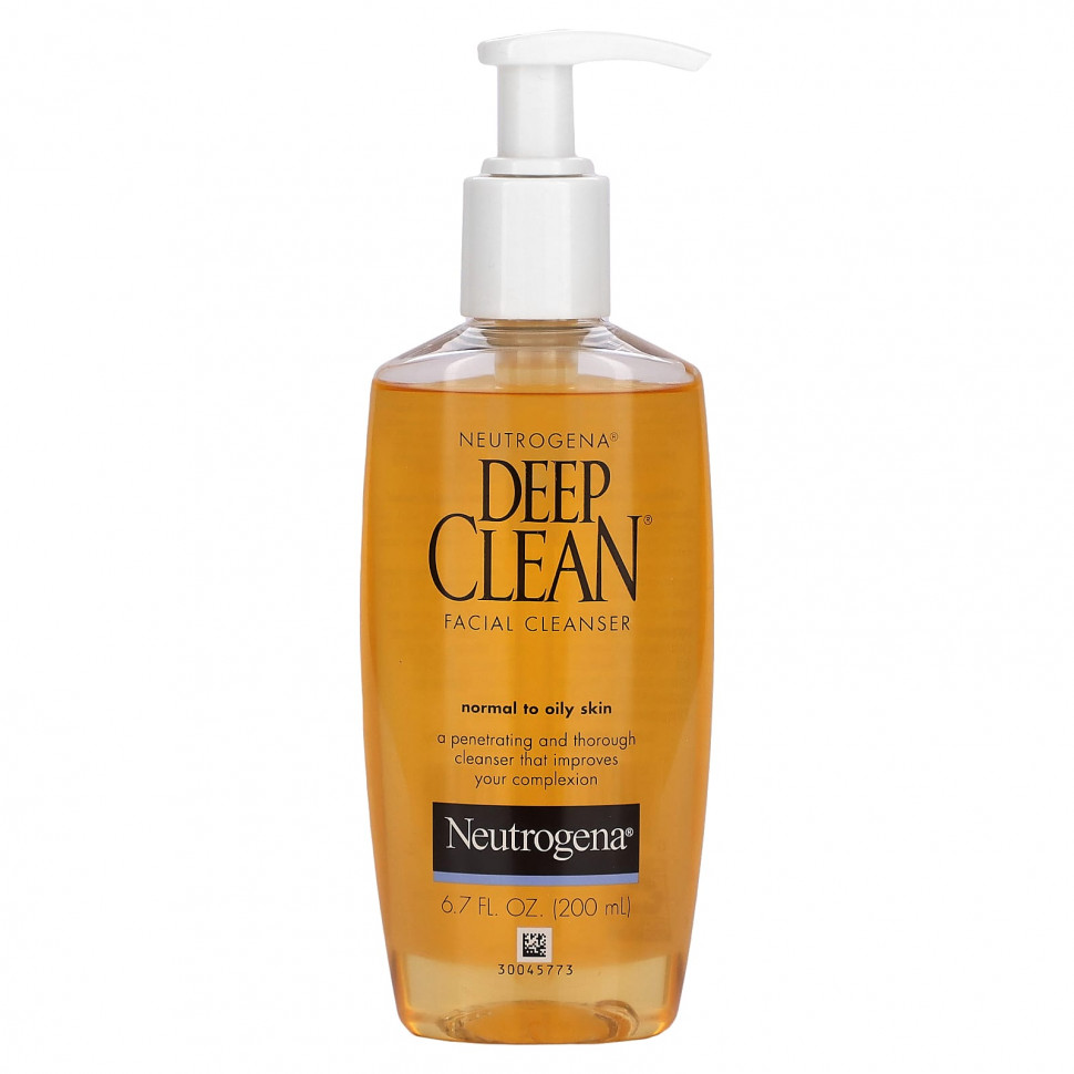   (Iherb) Neutrogena, Deep Clean,    ,     , 200  (6,7 . )    -     , -, 