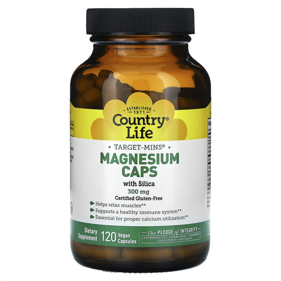 ���� ������ (Iherb) Country Life, Target-Mins, ������ � ��������, 300 ��, 120 �������������� ������, ������ �� 3040 ���