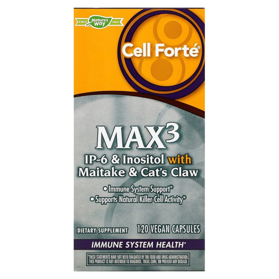   (Iherb) Nature's Way, Cell Fort? MAX3, 120      -     , -, 