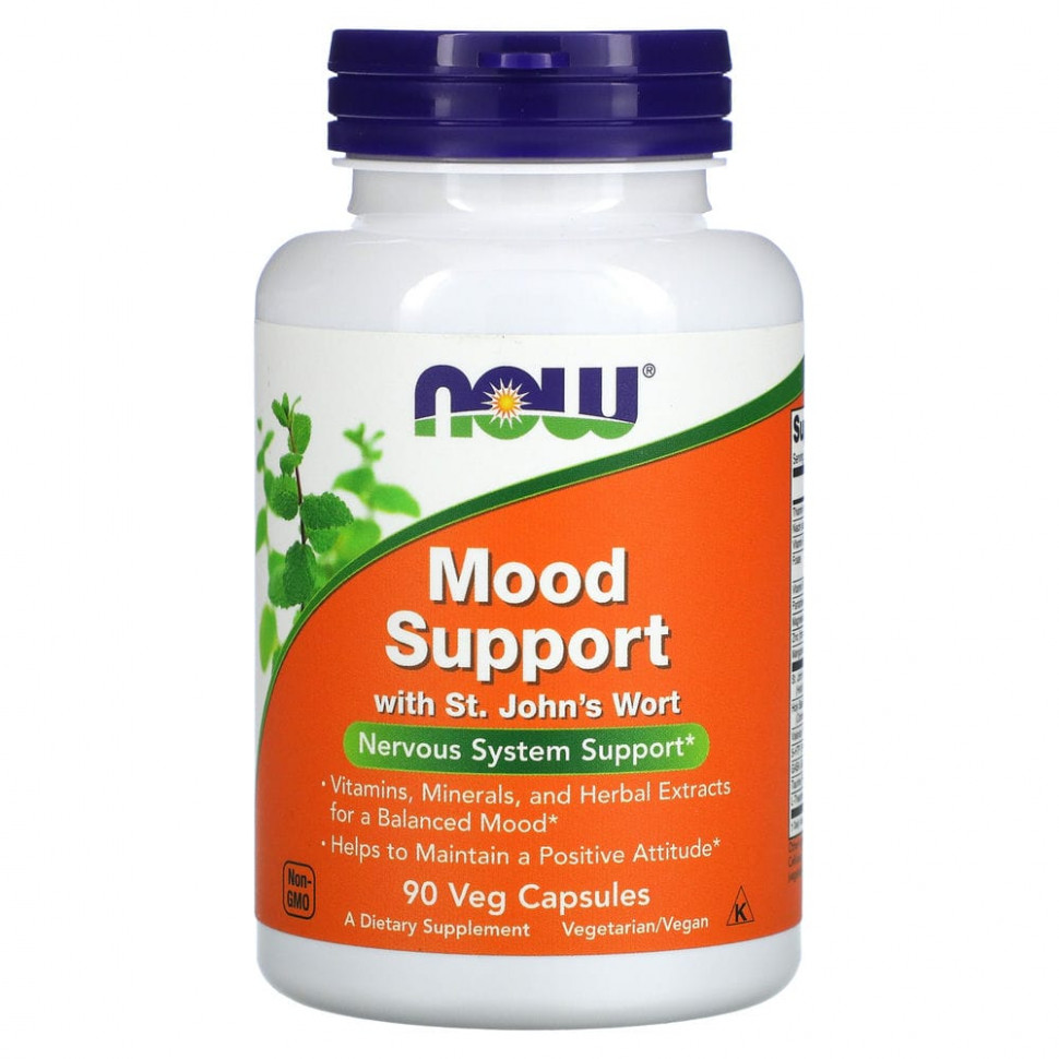 ���� ������ (Iherb) NOW Foods, Mood Support �� ���������, 90 ������������ ������, ������ �� 2600 ���