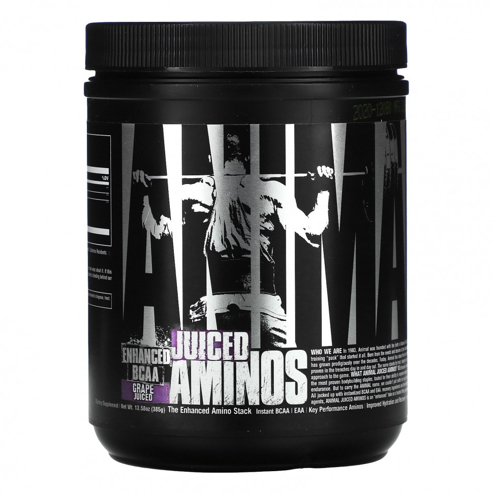 ���� ������ (Iherb) Universal Nutrition, Animal Juiced Aminos, ������������������� ������������ � ������������� �����, ����������� ���, 376 �, ������ �� 6970 ���