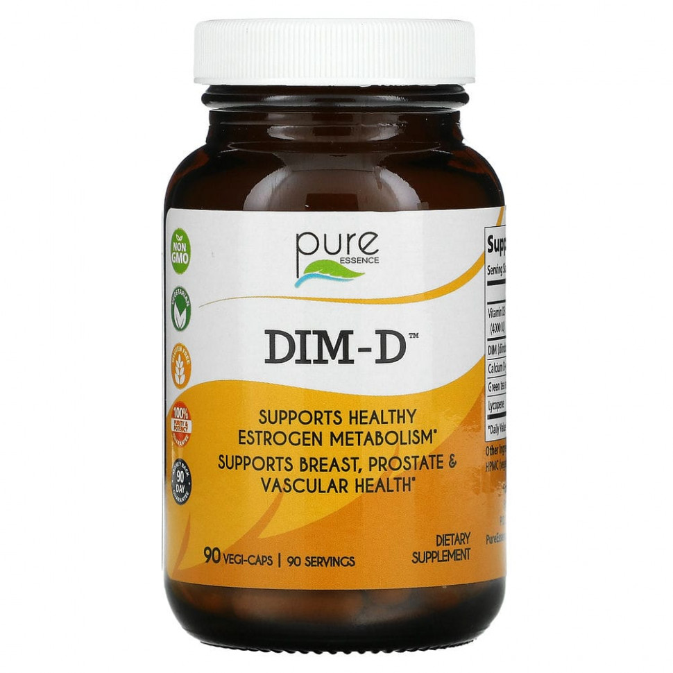   (Iherb) Pure Essence, DIM-D, 90      -     , -, 