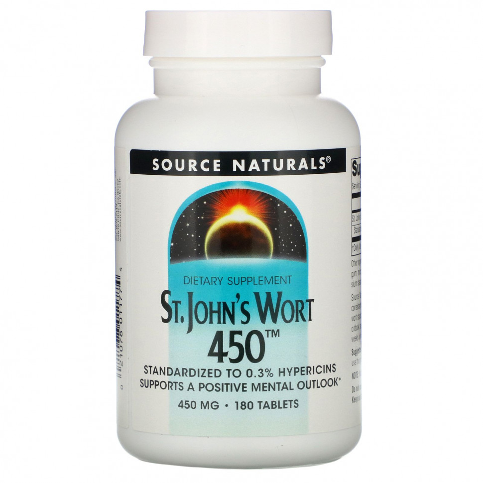   (Iherb) Source Naturals,  450, 450 , 180     -     , -, 