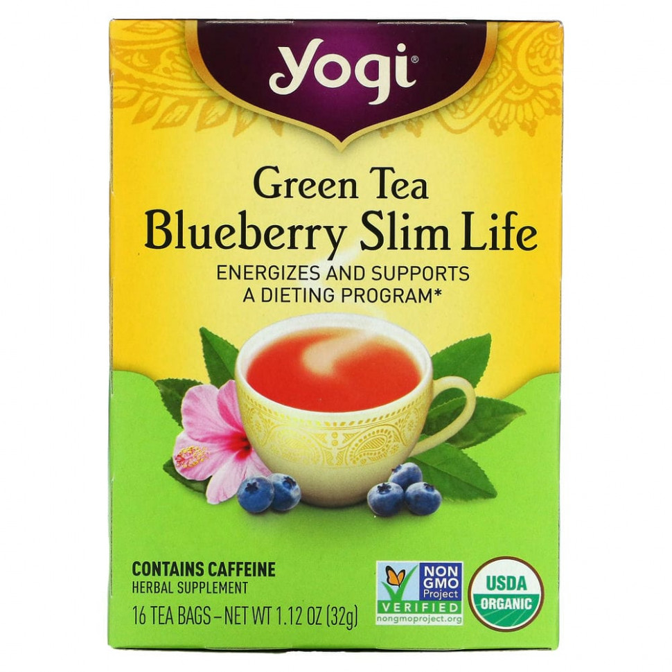���� ������ (Iherb) Yogi Tea, Slim Life, ������� ��� � ��������, 16 ������ ���������, 32 � (1,12 �����), ������ �� 950 ���