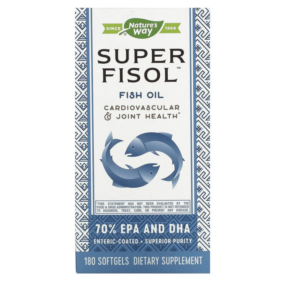 ���� ������ (Iherb) Nature's Way, Super Fisol, ����� ���, 180 ������ ��������, ������ �� 7570 ���