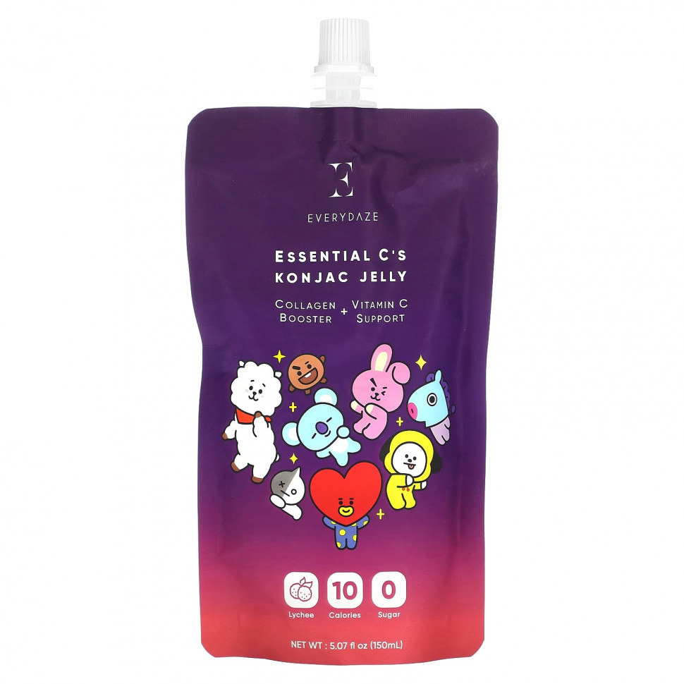 ���� ������ (Iherb) Everydaze, Essential C's Konjac Jelly, ����, 150 �� (5,07 ����. �����), ������ �� 700 ���