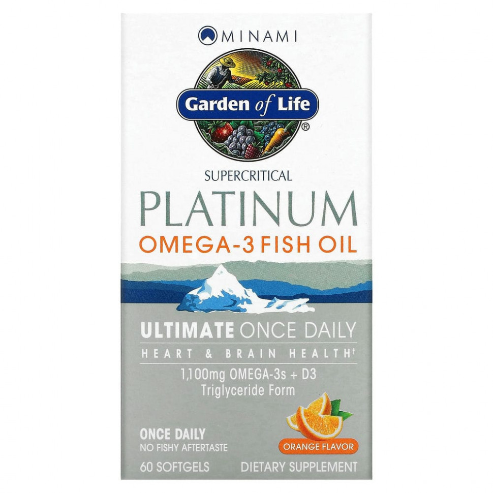 ���� ������ (Iherb) Minami Nutrition, Platinum, ����� ��� �����-3 �� ������ ���������, 60 ������ ����������� ������, ������ �� 8960 ���