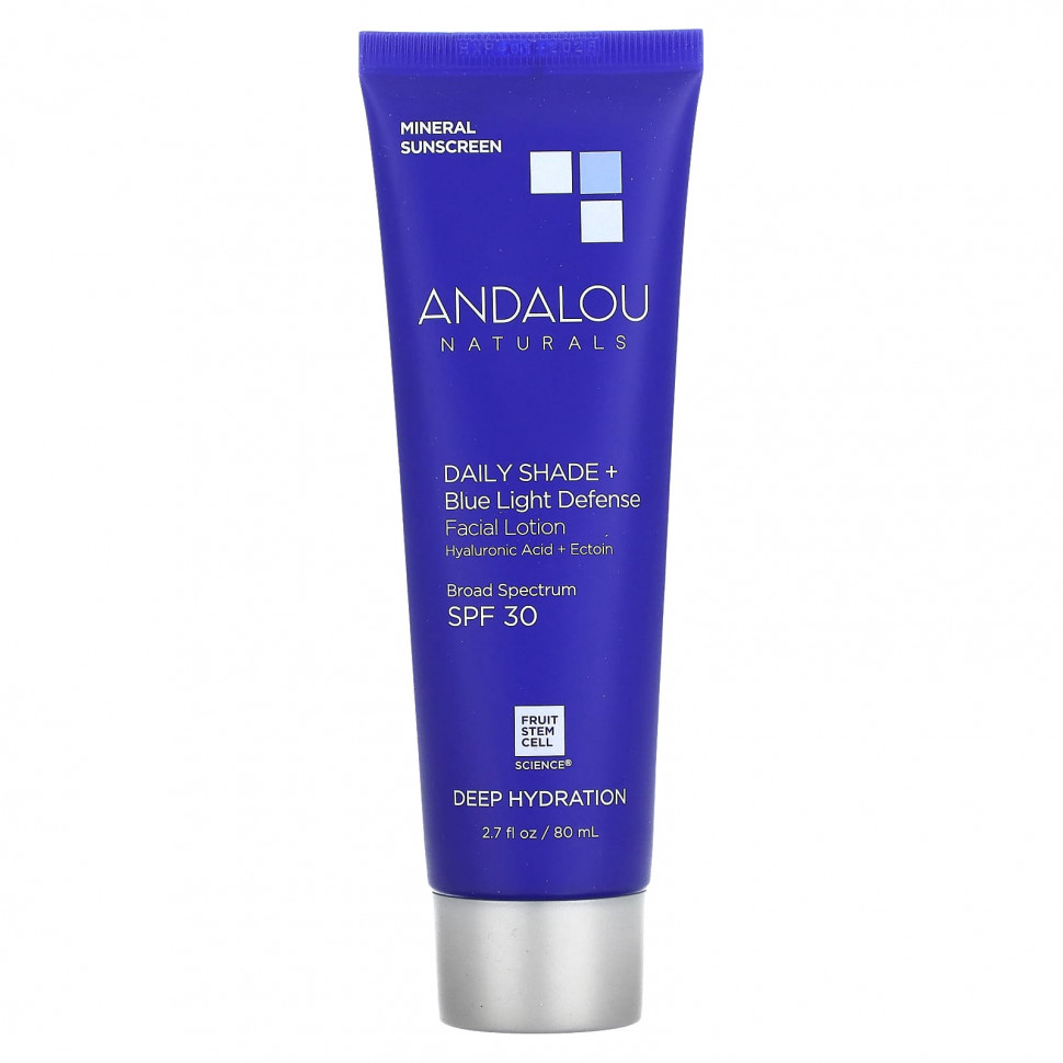   (Iherb) Andalou Naturals, Daily Shade +   ,    , SPF 30,  , 80  (2,7 . ),   3420 