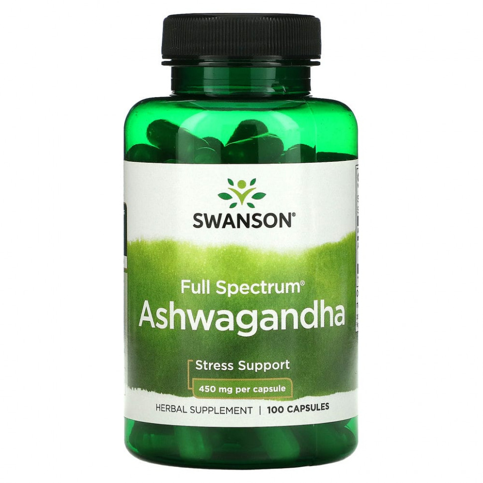 ���� ������ (Iherb) Swanson, ���������, 450 ��, 100 ������, ������ �� 1400 ���