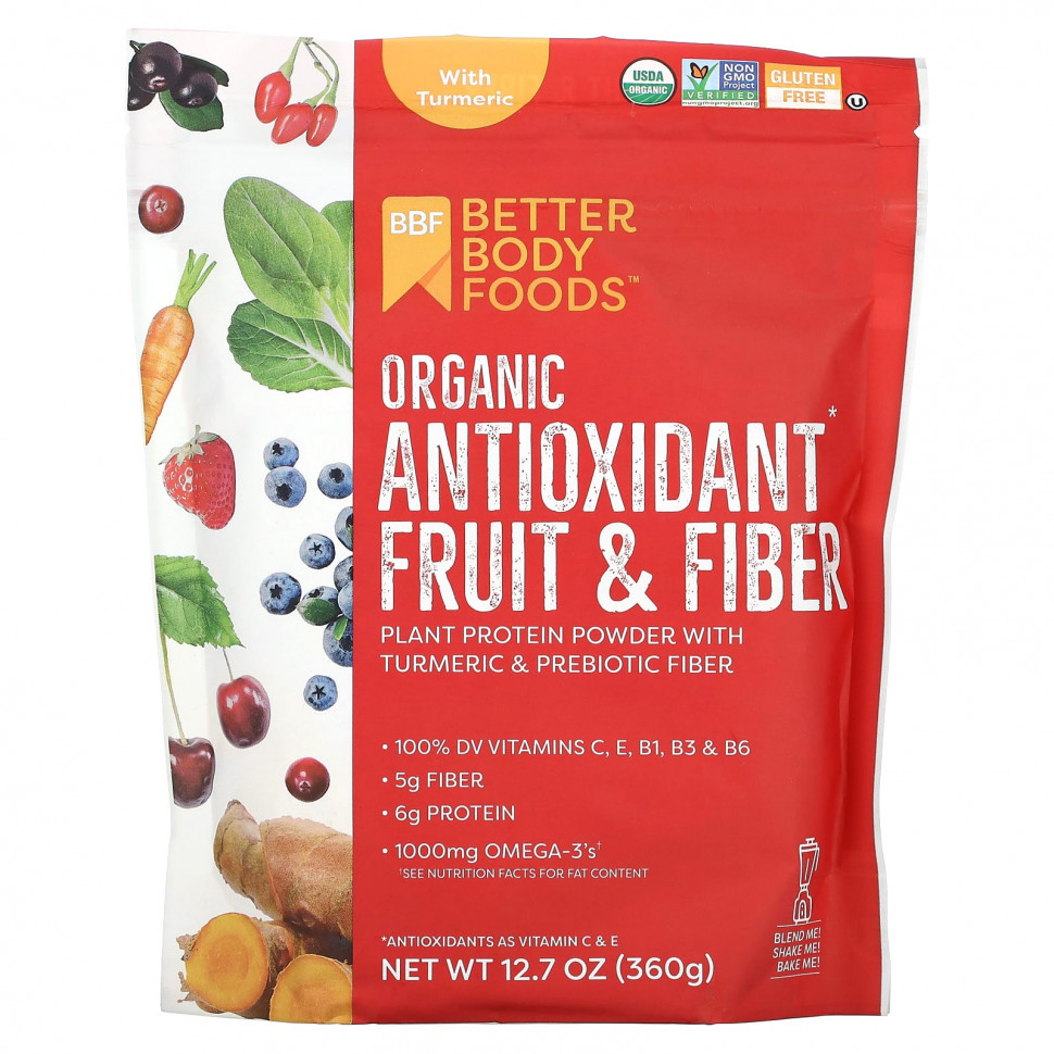 ���� ������ (Iherb) BetterBody Foods, ������������ ������������ �� ������� � ��������� � ��������, 360 � (12,7 �����), ������ �� 3330 ���