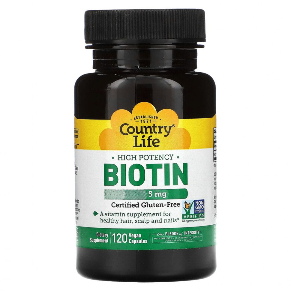���� ������ (Iherb) Country Life, ����������������� ������, 5 ��, 120 �������������� ������, ������ �� 4760 ���