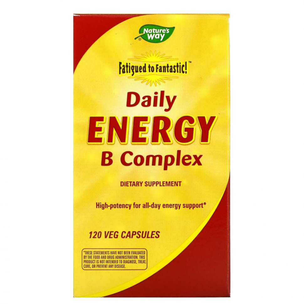   (Iherb) Nature's Way, Fatigued to Fantastic !,     B, 120      -     , -, 