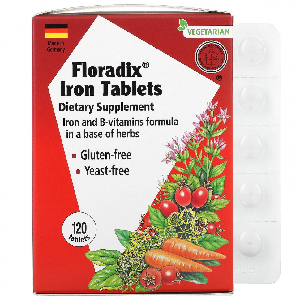   (Iherb) Gaia Herbs, Floradix, , 120 ,   5470 