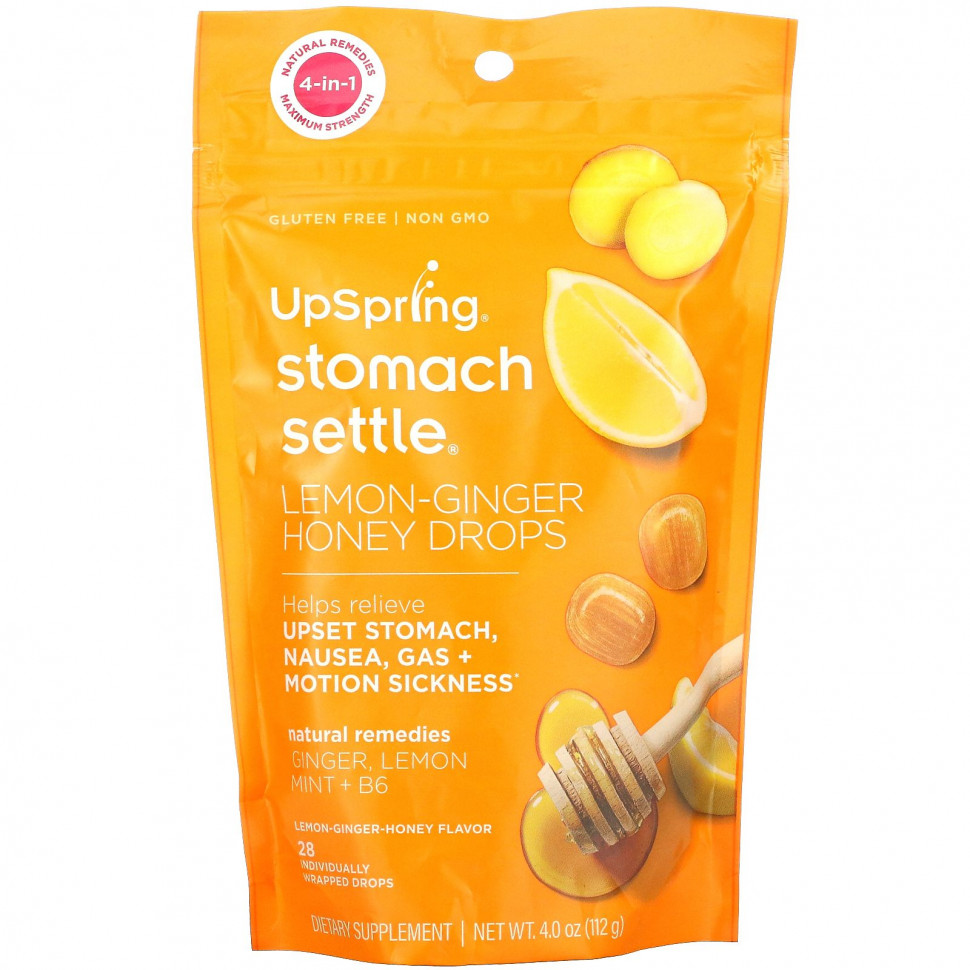 ���� ������ (Iherb) UpSpring, ����� ��� �������, �������-�������� ���, 28 ������ � �������������� ��������, 112 � (4,0 �����), ������ �� 2870 ���