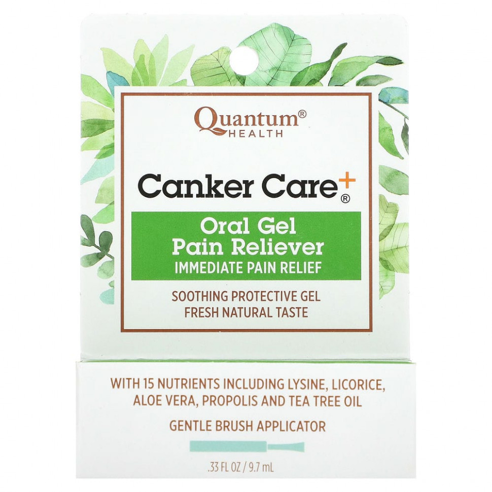 ���� ������ (Iherb) Quantum Health, Canker Care+, ���� ��� ����� �� �������� ��� � ���������� �������������� ��������, 0,33 �. ���.(9,7 ��), ������ �� 1750 ���