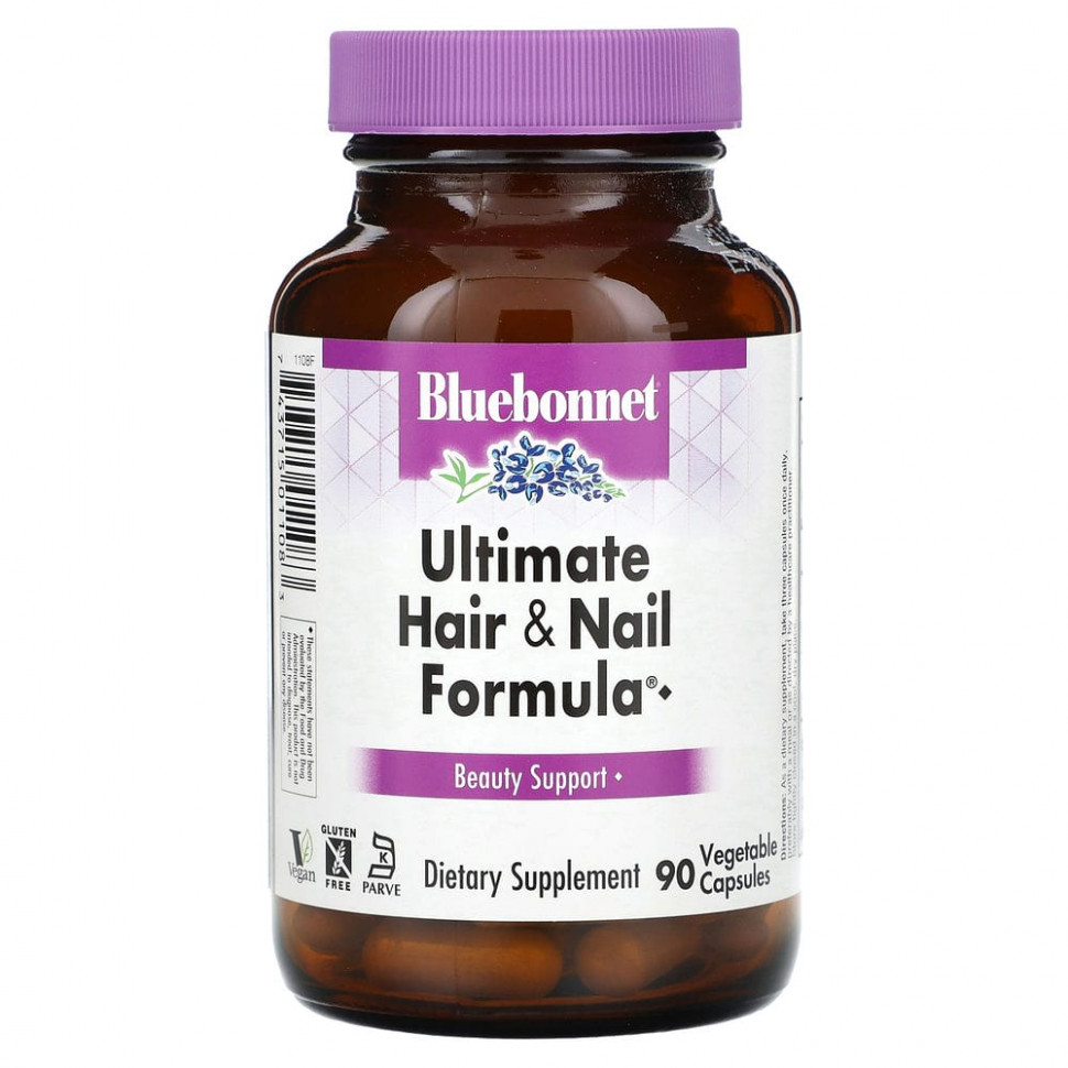   (Iherb) Bluebonnet Nutrition, Ultimate Hair & Nail Formula, 90      -     , -, 