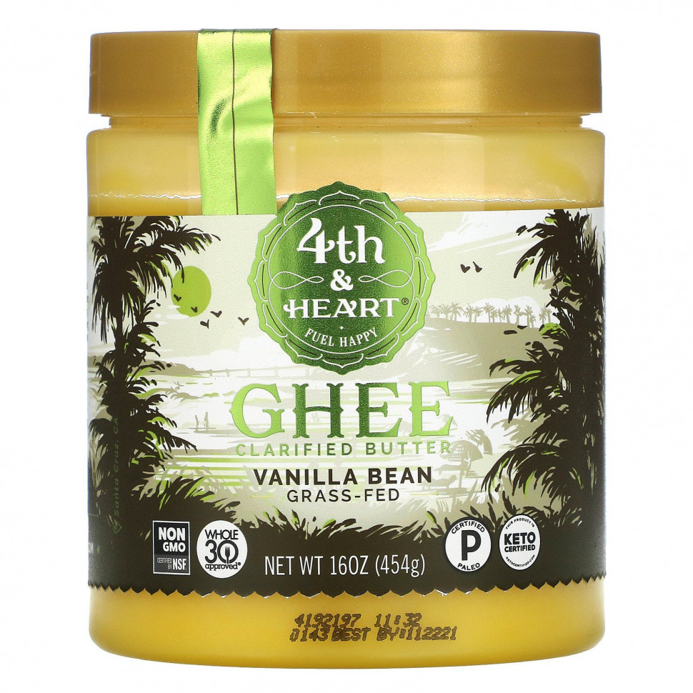 ���� ������ (Iherb) 4th & Heart, �������� �����, ��������� �� �����, ��������� �������, 16 ����� (454 �), ������ �� 4610 ���