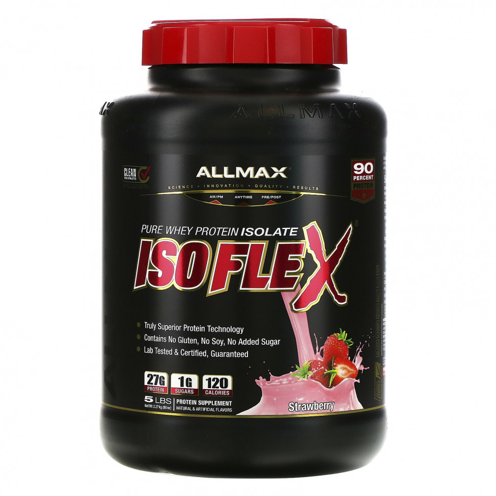   (Iherb) ALLMAX Nutrition, Isoflex, 100%      (  ), , 5  (2,27 )    -     , -, 