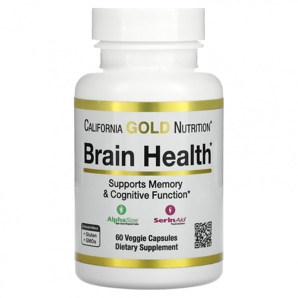 ���� ������ (Iherb) California Gold Nutrition, Brain Health, 60 ������������ ������, ������ �� 4290 ���