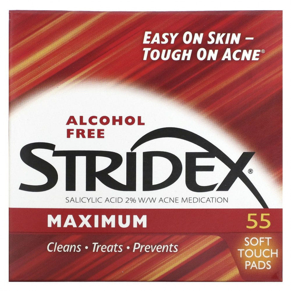 ���� ������ (Iherb) Stridex, ����������� �������� �� �����, ������������ ����, ��� ������, 55 ������ ��������, ������ �� 1160 ���