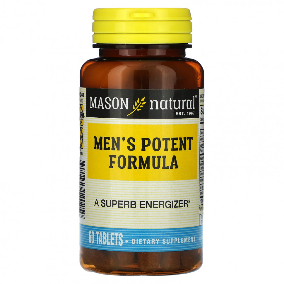   (Iherb) Mason Natural, Men's Potent Formula, 60     -     , -, 