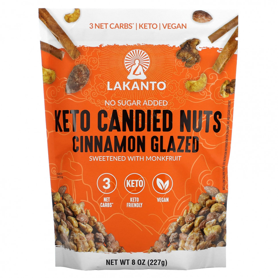 ���� ������ (Iherb) Lakanto, Keto Candied Nuts, ������������� ����� � �������, 227 � (8 �����), ������ �� 2420 ���