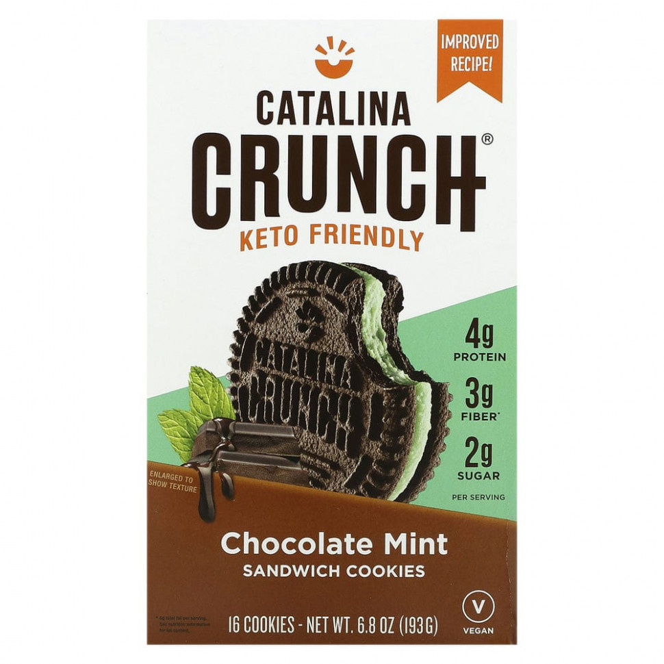   (Iherb) Catalina Crunch, Keto Sandwich Cookies, -, 16 , 6,8  (193 ),   1750 
