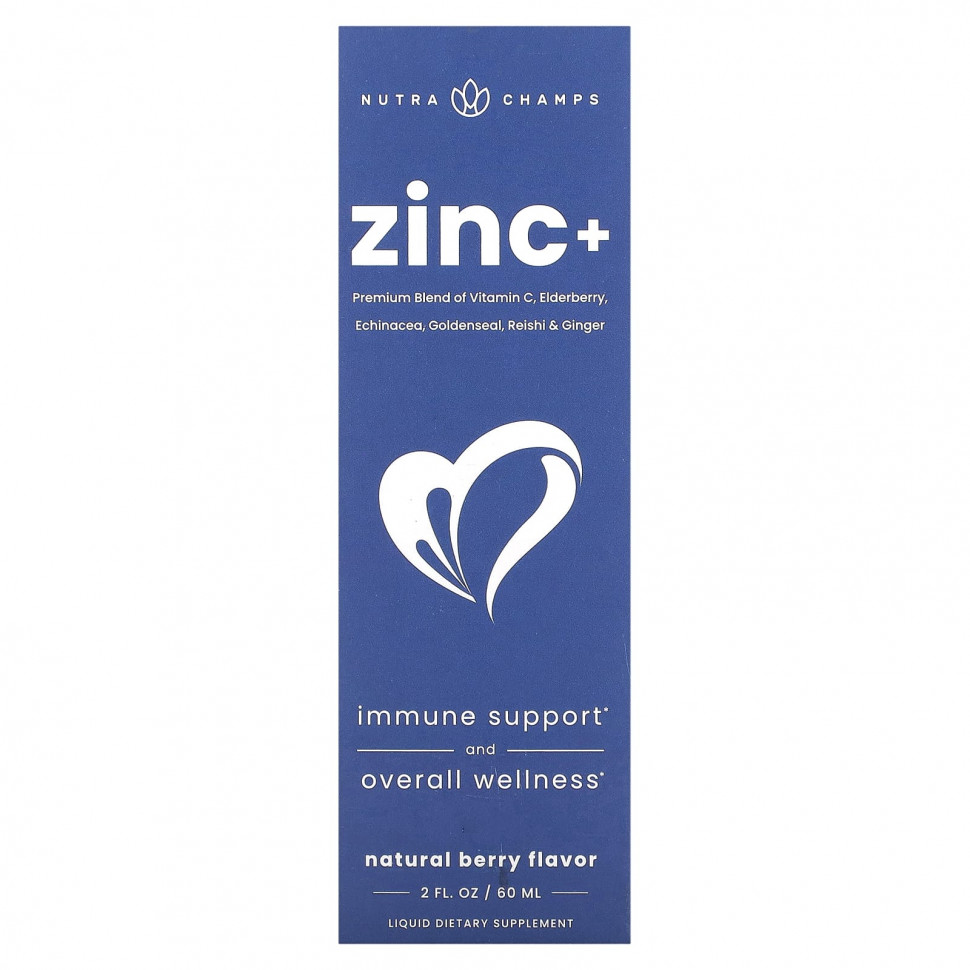   (Iherb) NutraChamps, Liquid Zinc +,  , 60  (2 . )    -     , -, 