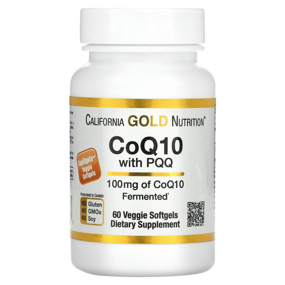   (Iherb) California Gold Nutrition,  Q10   (PQQ), 100 , 60      -     , -, 