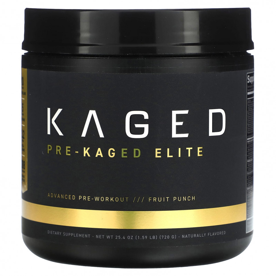 ���� ������ (Iherb) Kaged, PRE-KAGED Elite, ����������� ����������������� ��������, ��������� ����, 720 � (1,59 �����), ������ �� 10440 ���