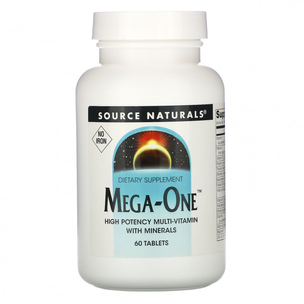   (Iherb) Source Naturals,  Mega-One  , 60     -     , -, 