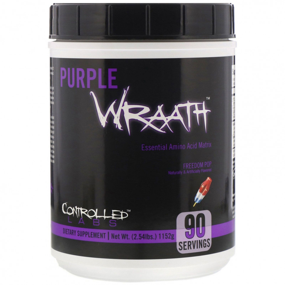   (Iherb) Controlled Labs, PURPLE WRAATH, Freedom Pop, 1152  (2,54 )    -     , -, 