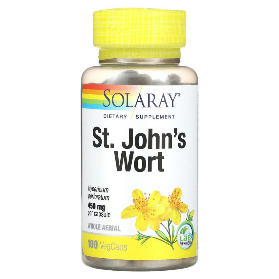 ���� ������ (Iherb) Solaray, ����������� ���������� ��������, 450 ��, 100 ������������ ������, ������ �� 2390 ���
