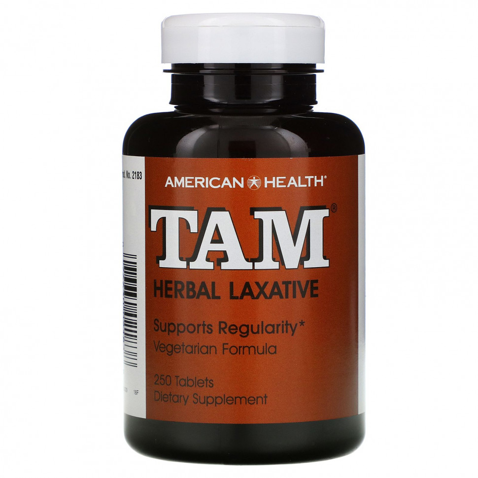 ���� ������ (Iherb) American Health, TAM, ������������ ������������, 250 ��������, ������ �� 1980 ���