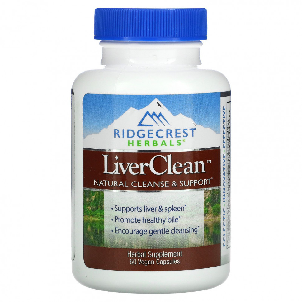 ���� ������ (Iherb) RidgeCrest Herbals, LiverClean, ��� �������� ������, 60 ��������� ������, ������ �� 3790 ���