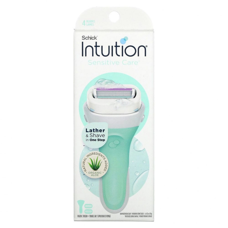 ���� ������ (Iherb) Schick, Intuition, Sensitive Care, ����� � ������� E�, 1 ���������� ������, 2 �������, ������ �� 3540 ���