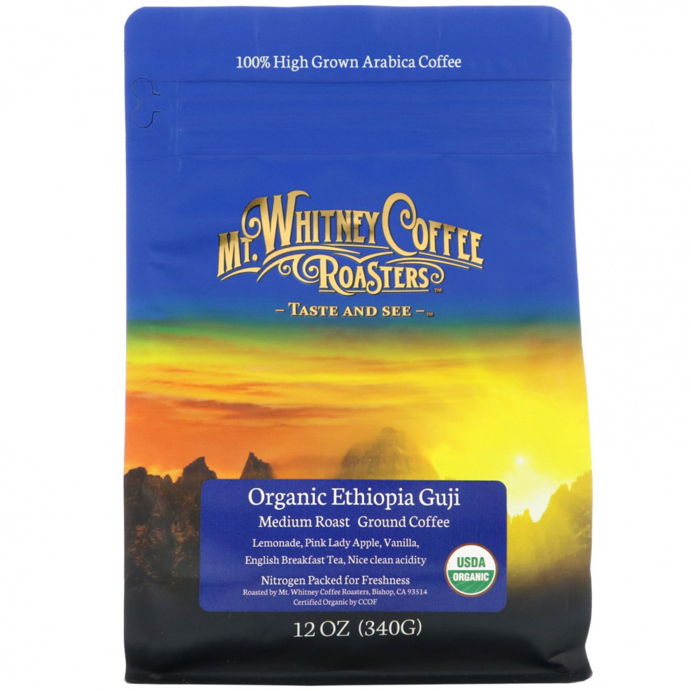   (Iherb) Mt. Whitney Coffee Roasters, Organic Ethiopia Guji,  ,  , 340  (12 )    -     , -, 