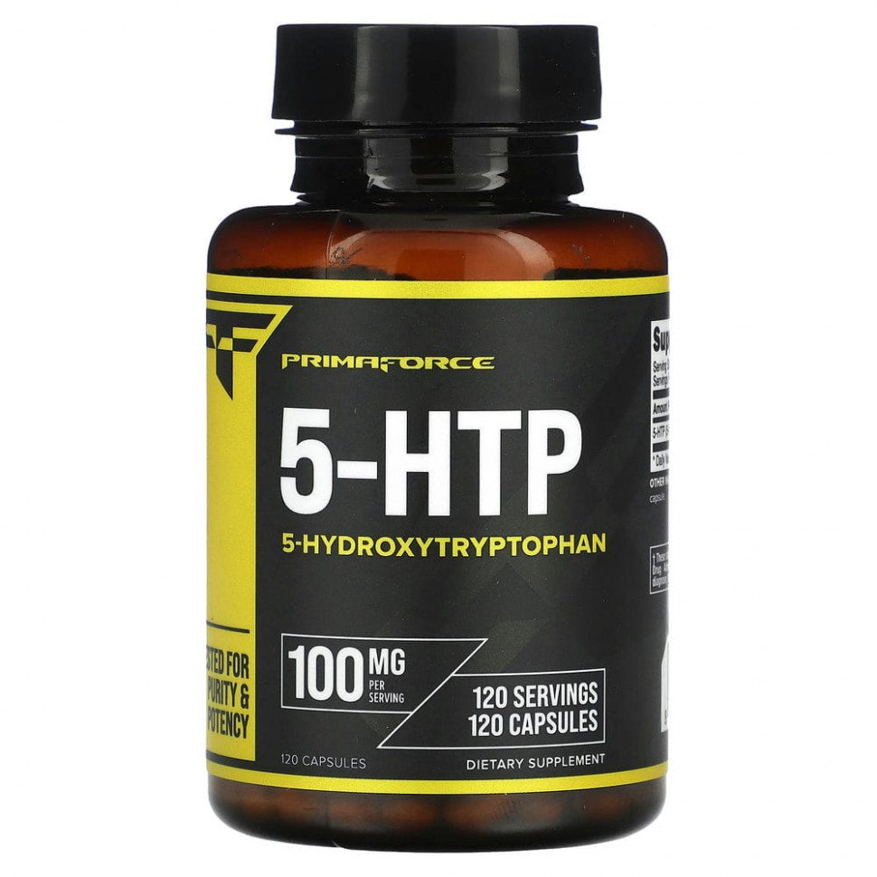   (Iherb) Primaforce, 5-HTP, 100 , 120     -     , -, 