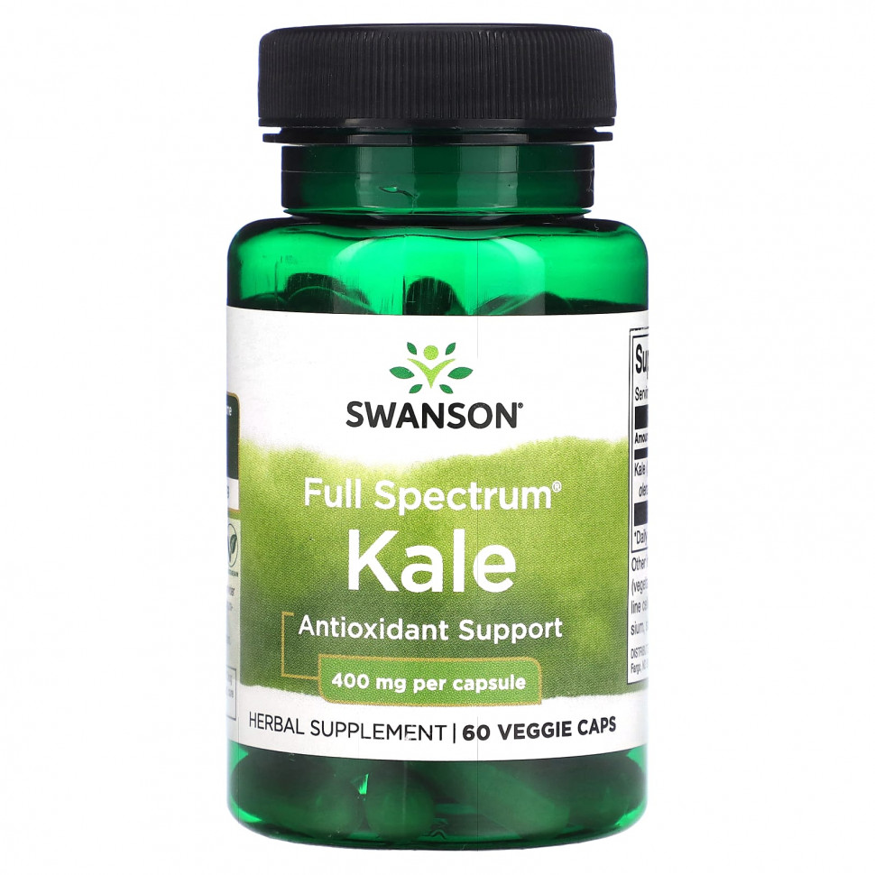 ���� ������ (Iherb) Swanson, �������� ������� Full Spectrum, 400 ��, 60 ������������ ������, ������ �� 1240 ���