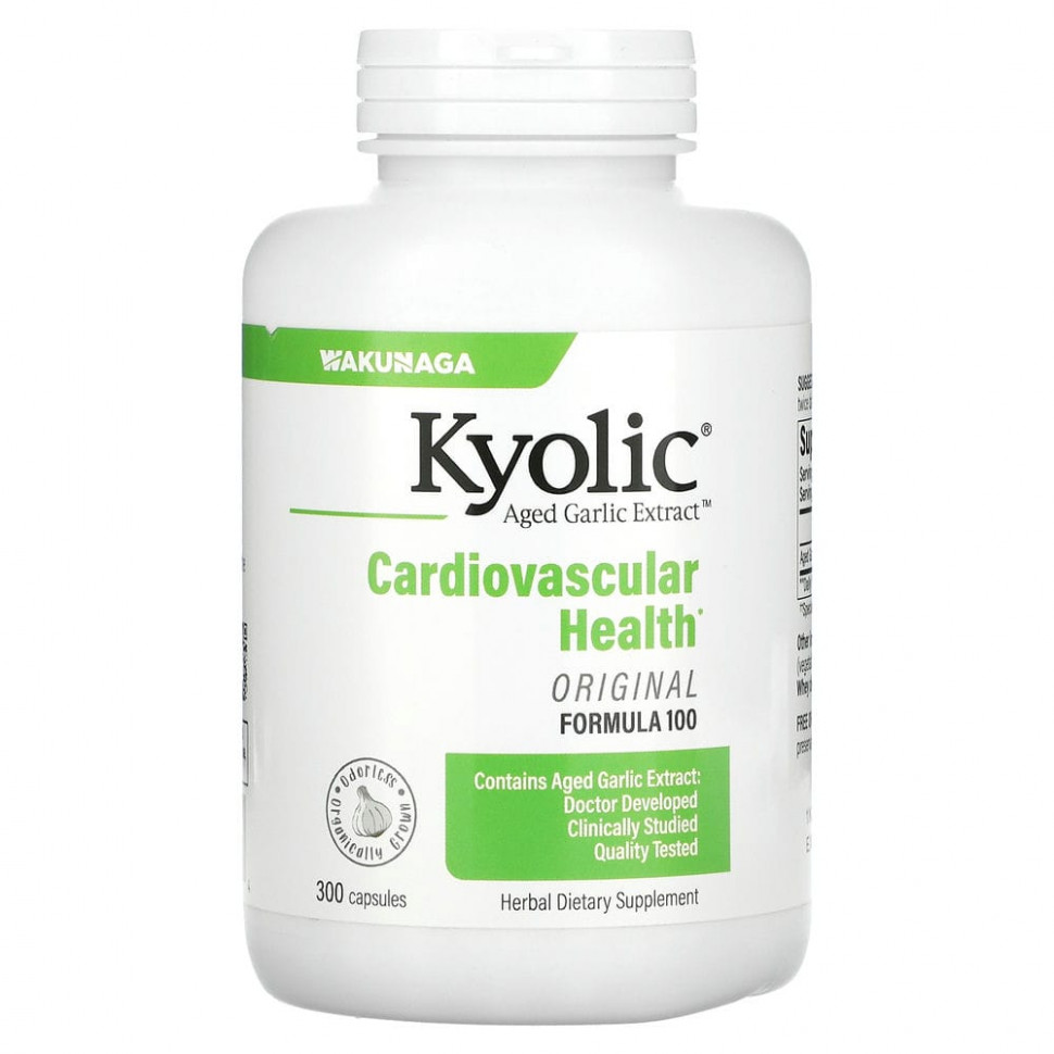 ���� ������ (Iherb) Kyolic, Aged Garlic Extract, ����������� �������� �������, ��� ��������-���������� �������, ������� 100, 300 ������, ������ �� 5130 ���