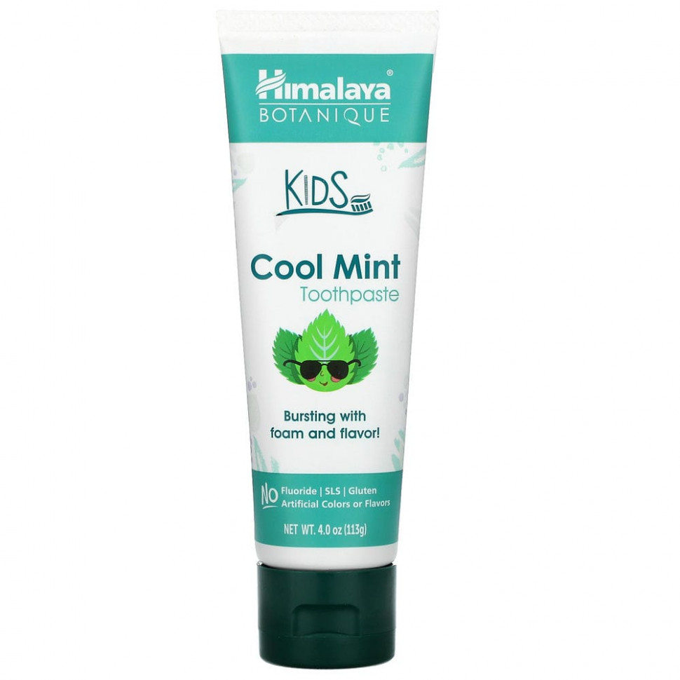 ���� ������ (Iherb) Himalaya, Botanique, Kids Toothpaste, Cool Mint, 4.0 oz (113 ml), ������ �� 1300 ���