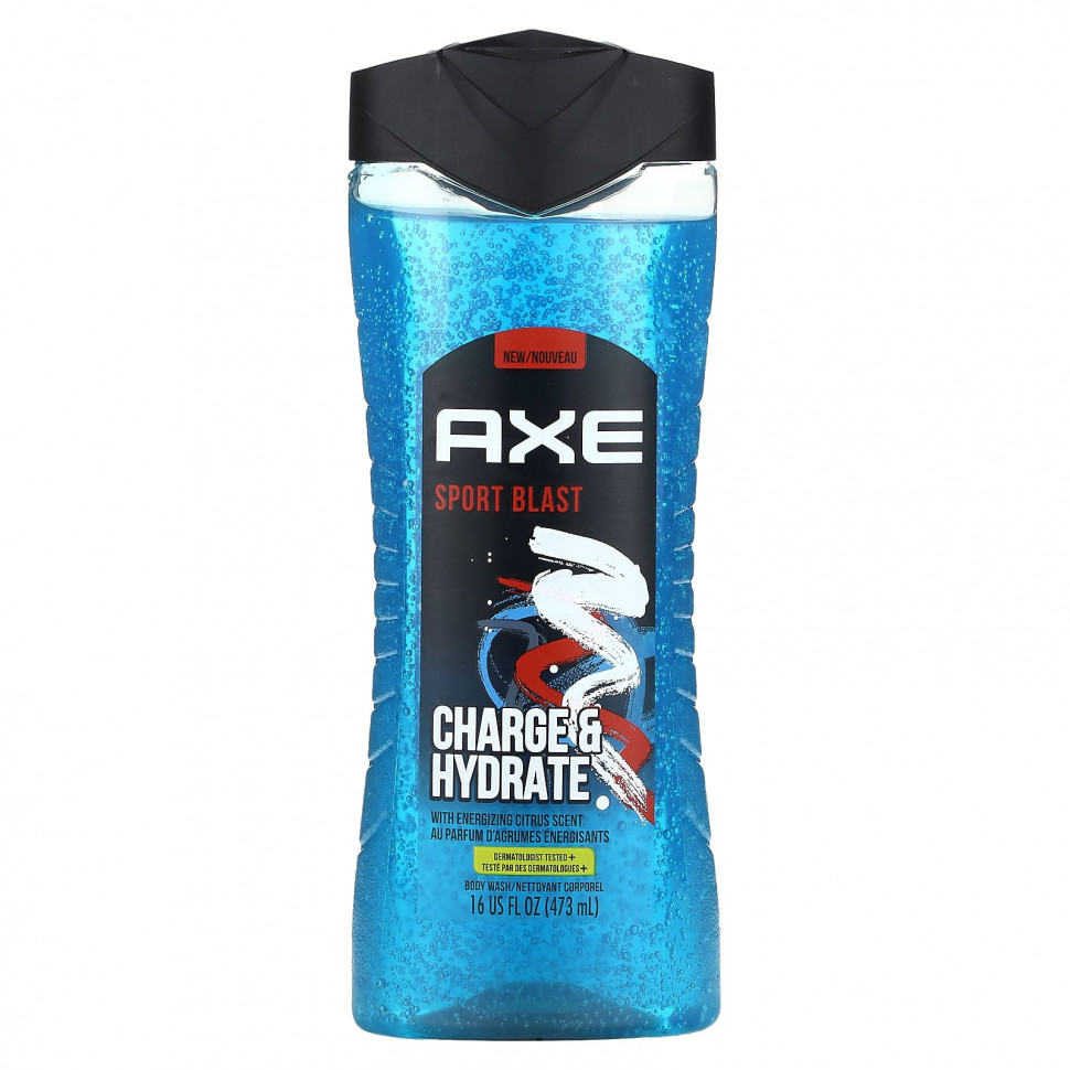 ���� ������ (Iherb) Axe, ���� ��� ���� Sports Blast, � ��������� �����������, 473 �� (16 ����. �����), ������ �� 1980 ���