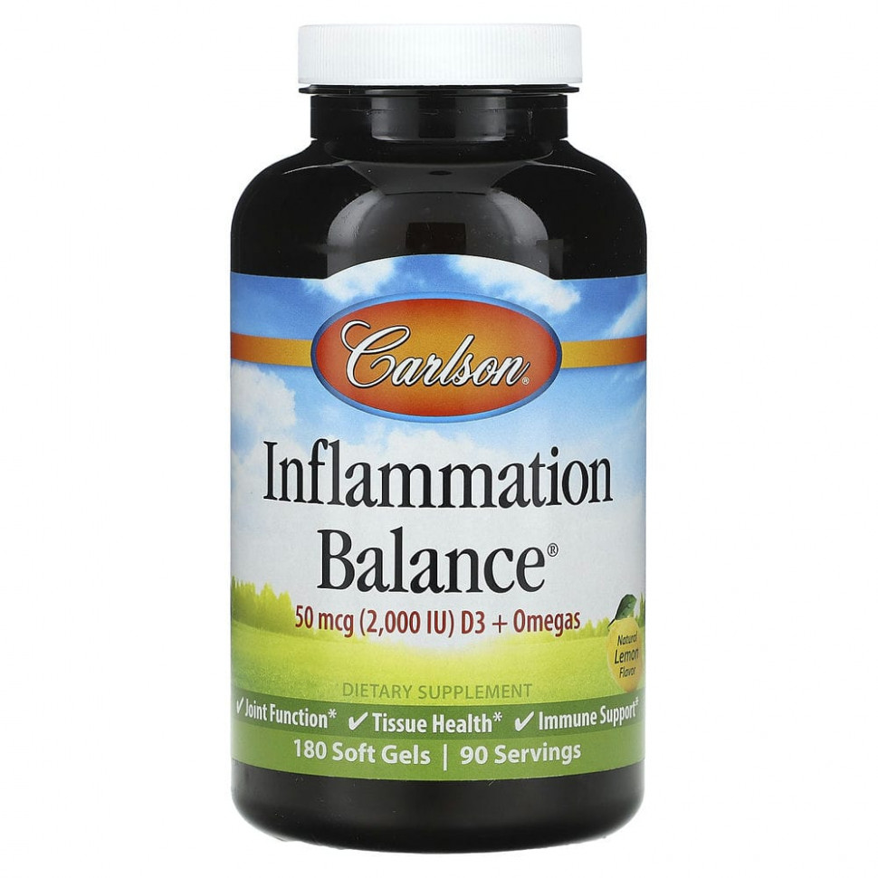   (Iherb) Carlson, Balance Balance,  , 180      -     , -, 