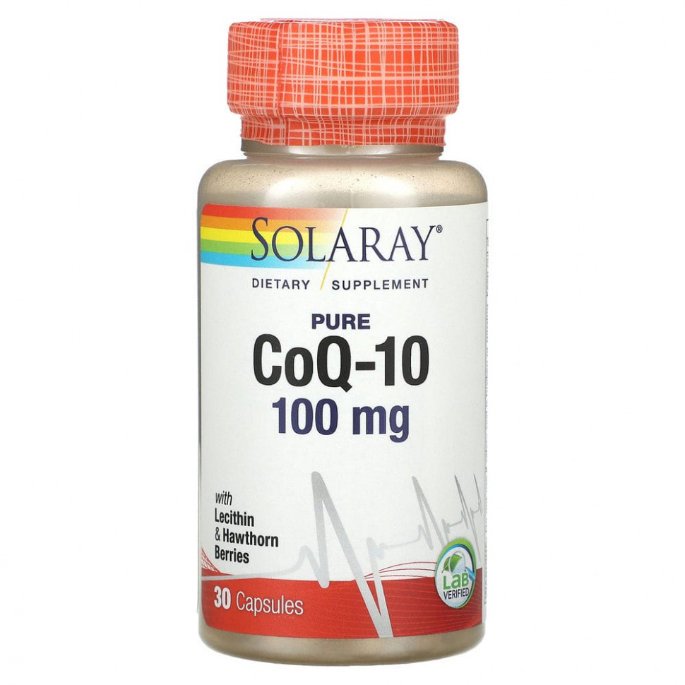   (Iherb) Solaray,   Q10, 100 , 30     -     , -, 