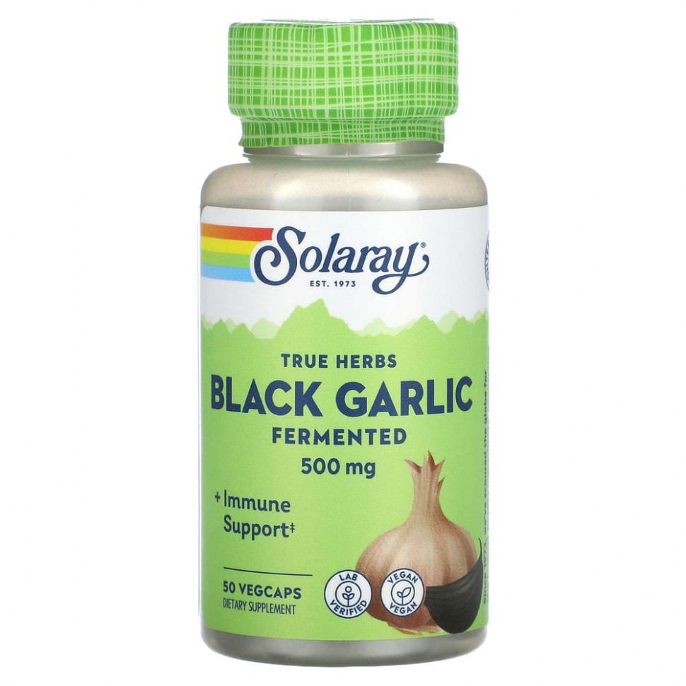 ���� ������ (Iherb) Solaray, True Herbs, ������ ������, ����������������, 500 ��, 50 �������������� ������, ������ �� 2950 ���