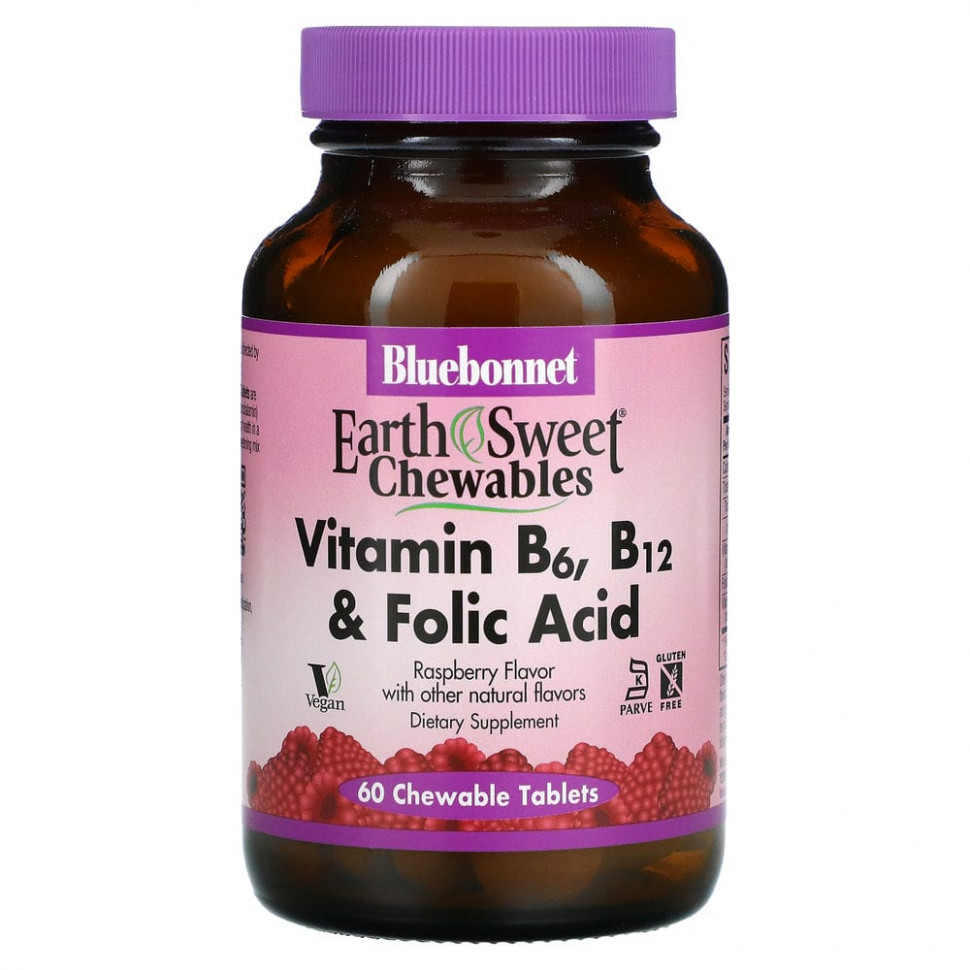   (Iherb) Bluebonnet Nutrition, Earth Sweet,     B6, B12   ,   , 60      -     , -, 